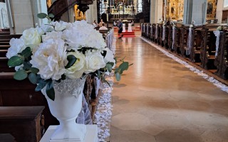 Hochzeitsdekoration bei Das Hotel Château Gütsch Luzern (Foto 1)