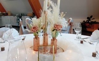 Hochzeitsdekoration bei Boho-Wedding (Foto 8)